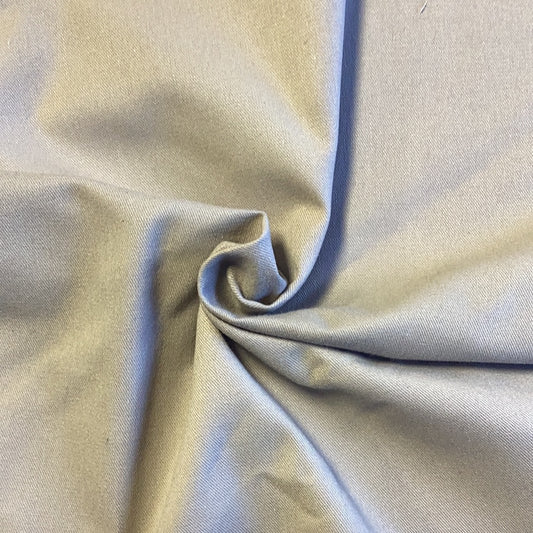 Khaki #S207 Polyester/Cotton Twill 7.5 Ounce Woven Fabric - SKU 7045