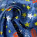 Blue #U16 Killer Star Mock Denim Shirting Woven Fabric - SKU 7144