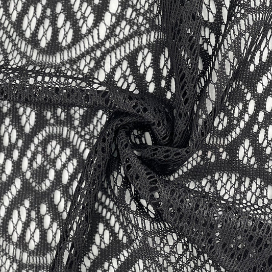 Black | Crochet Lace