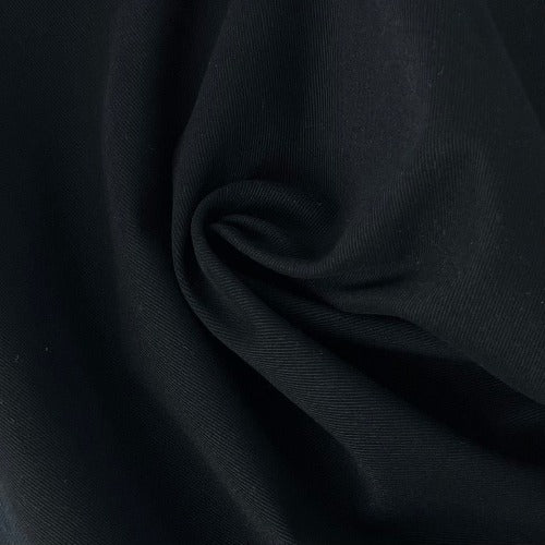 Black #U168 Ultra-Stretch Twill 7.5 Ounce Made for Wrangler Woven Fabric - SKU 7221