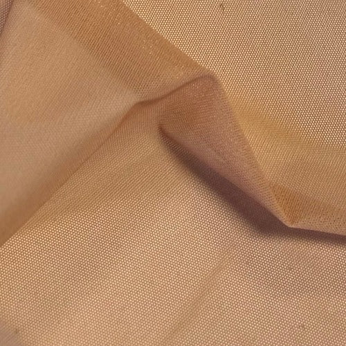 Gold #S65 Ultra Power Mesh Knit Fabric - SKU 7150