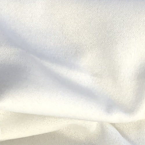 White #U62 Crepe Spandex Jersey Knit Fabric - SKU 0593