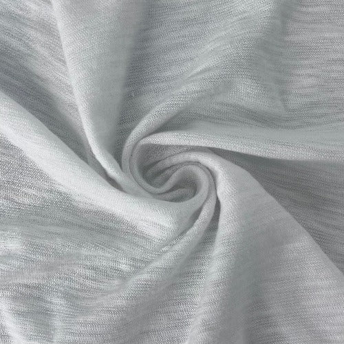 White #S809 Slub 3.5 Ounce Jersey Knit - SKU 7239