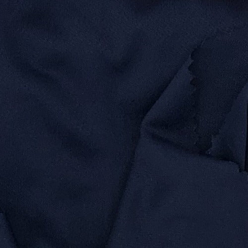 Navy #S108 Micro Crepe Polyester Jersey Knit Fabric - SKU 6834