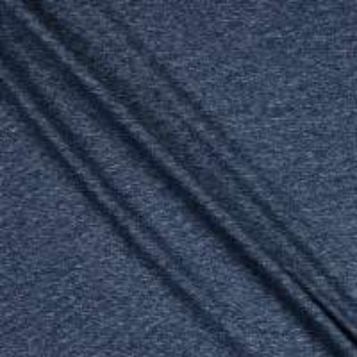 Navy Heather #S 10 Ounce 24" Tubular Jersey Knit Fabric - SKU 5827